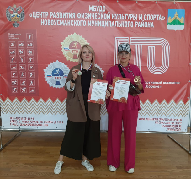 Награждение призеров Фестиваля ВФСК ГТО среди семейных команд Воронежской области.